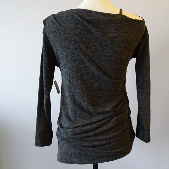 Rachel Roy Heather Grey Sweater Top NWT - Picture 4 of 5